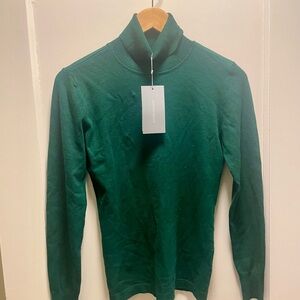 NWT Antonio Melani Emerald Turtleneck Sweater M